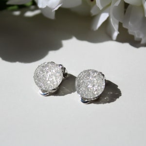 Earclips Non pierced small earrings Clip on earrings Tiny earclips Ohrclips Runde clips Clips for girls 10 mm ear clips