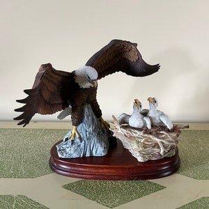 Bald Eagle and the Chicks Andrea by Sadek 1984 Japan 3