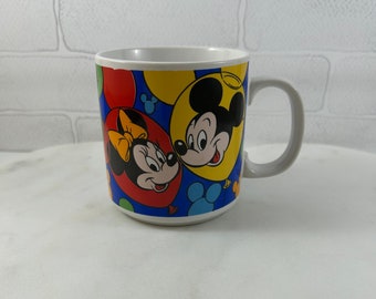 Mickey Mouse and Friends Disney Mug~Mickey Mouse Balloons Minnie~Goofy~Donald Duck~ Pluto