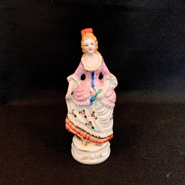 Victorian Lady Figurine, Porcelain