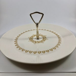 Sheffield Serenade Serving Platter w/handle Homer Laughlin