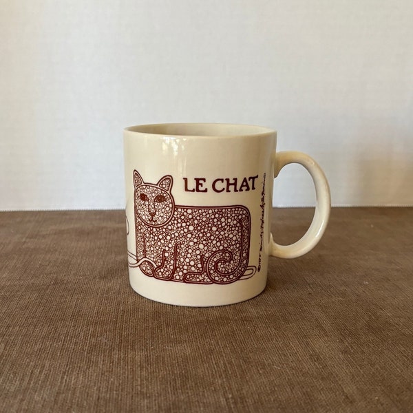 Taylor Ng Le Chat 1978 Cat Mug