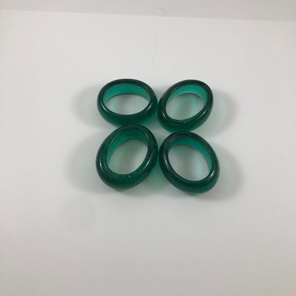 Glass Napkin Rings Etsy