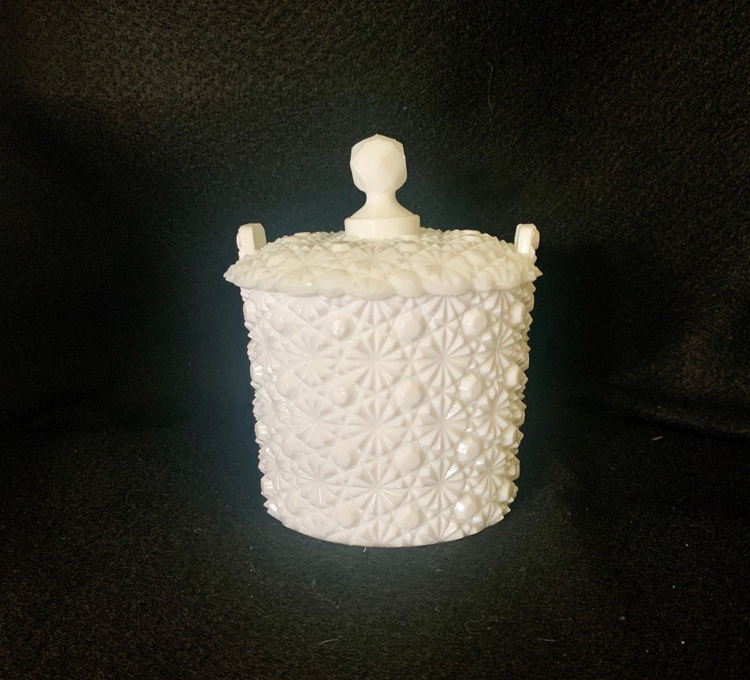 Daisy and Button Candy Dish W/lid Etsy