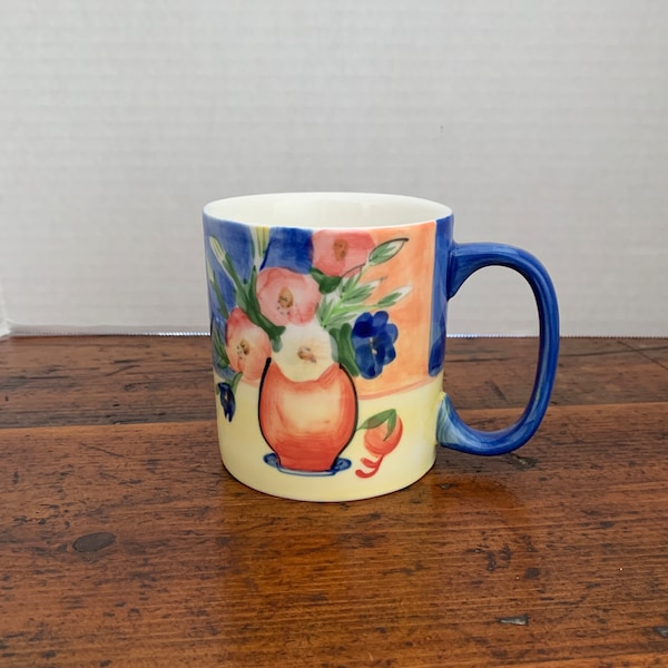 Impressionist Floral Mug Eddie Bauer