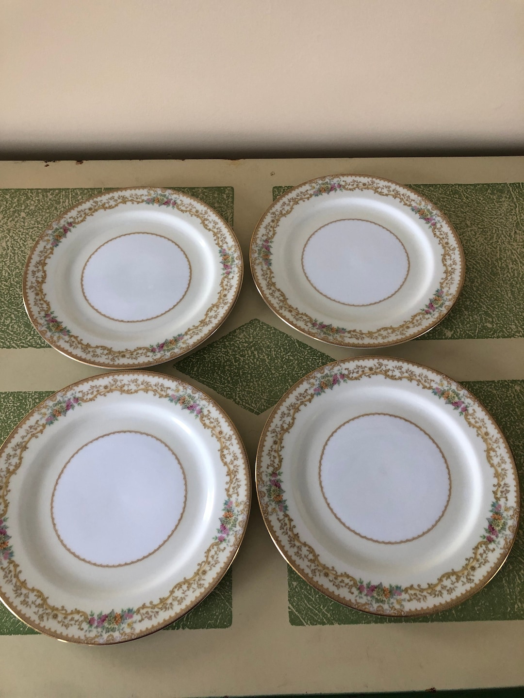 Noritake China Elvira 608 Dinner Plates Made in Japan - Etsy