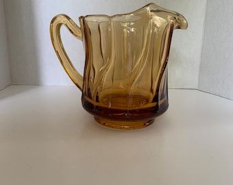 Fostoria Glassware Amber Pitcher