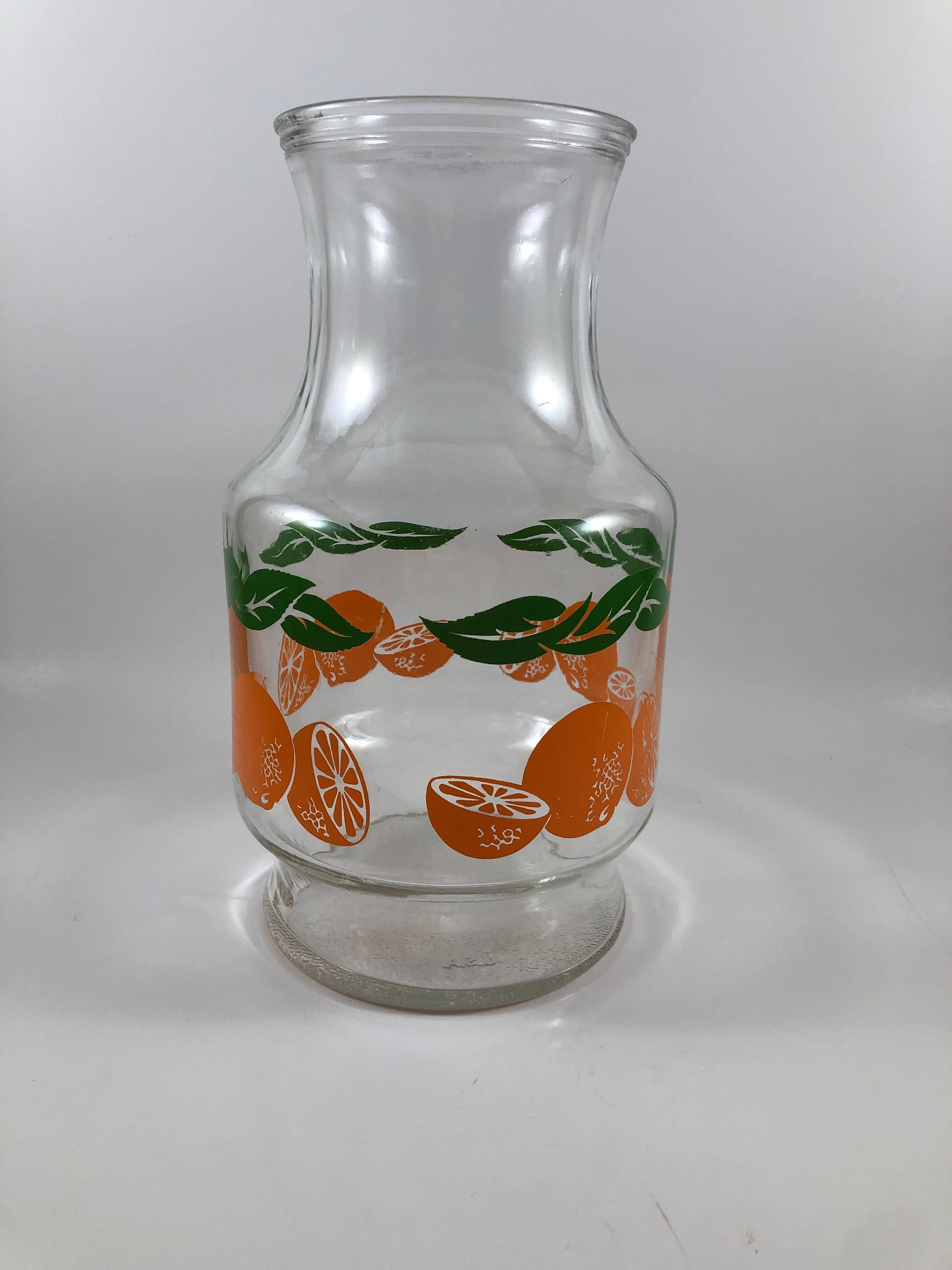 Vintage Anchor Hocking Orange Juice Carafe Pitcher – just dandies