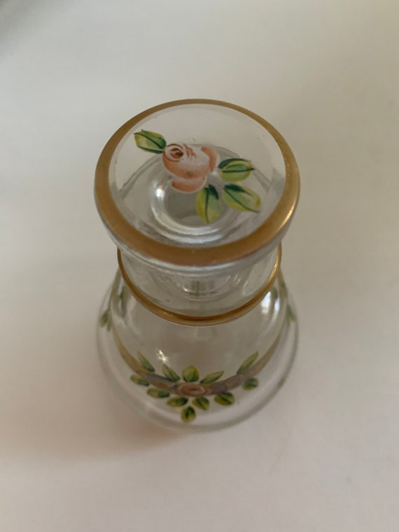 Antique Glass Perfume Bottle - image 4