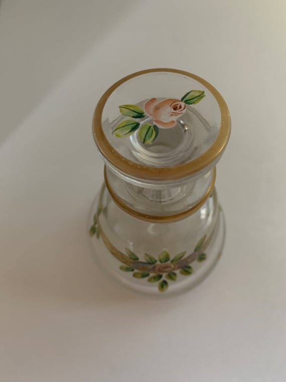Antique Glass Perfume Bottle - image 2