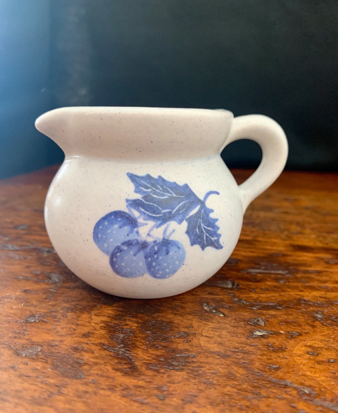Ipswich Crafts Creamer Hand Painted Strawberries Etsy