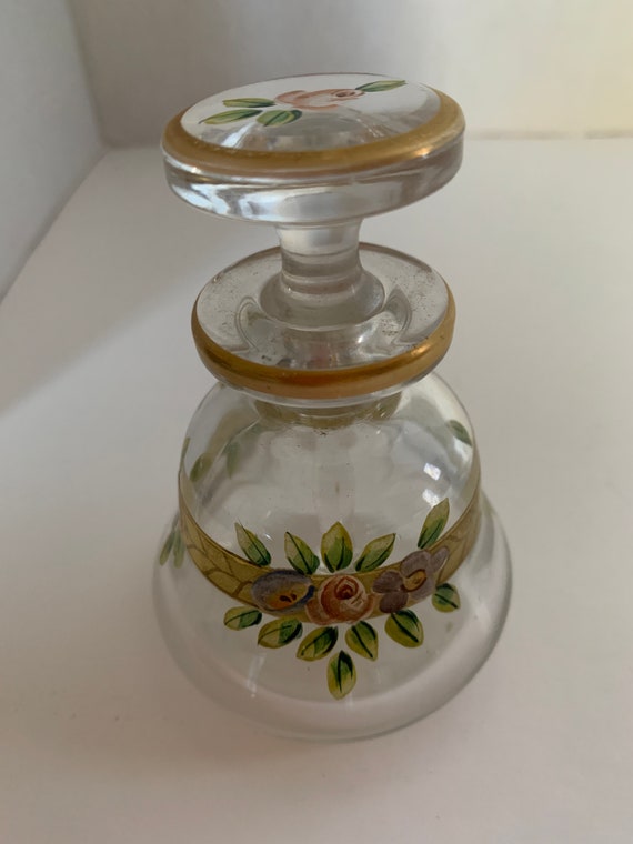 Antique Glass Perfume Bottle - image 9