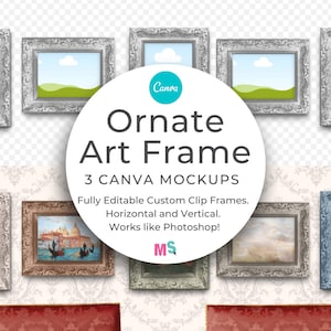 Canva Frame Mockup Canva Art Print Mockup Canva Ornate Frame Mockup Canva Picture Frame Mockup Canva Photo Frame Mockup Canva Gallery Mockup