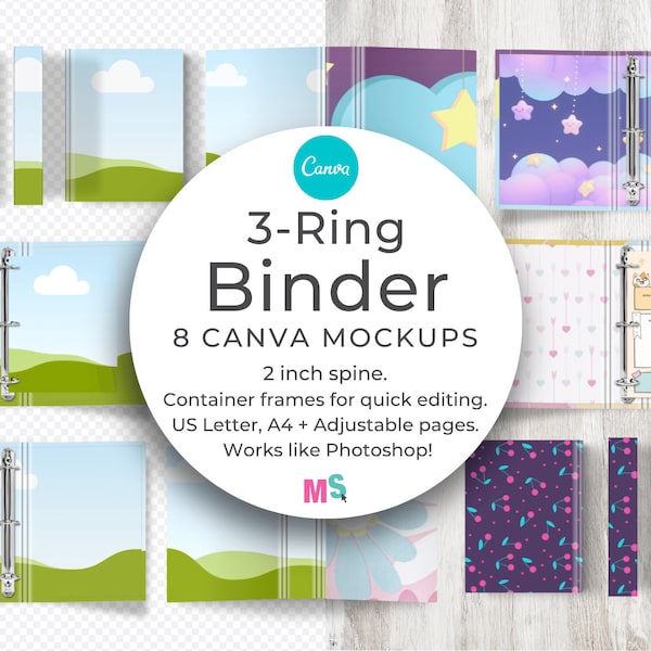 3 Ring Binder Cover Etsy
