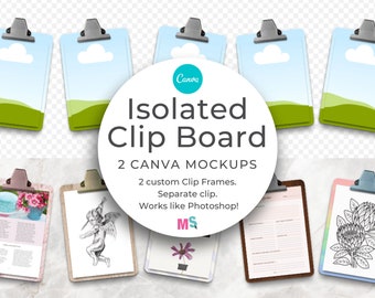 Clip Board Mockup for Canva Template Clip Board Mockup Canva Stationery Mockup Worksheet Template Works like Photoshop