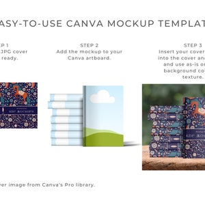 KDP Book 6x9 Canva Smart Mockup for Amazon Kindle Authors and ...