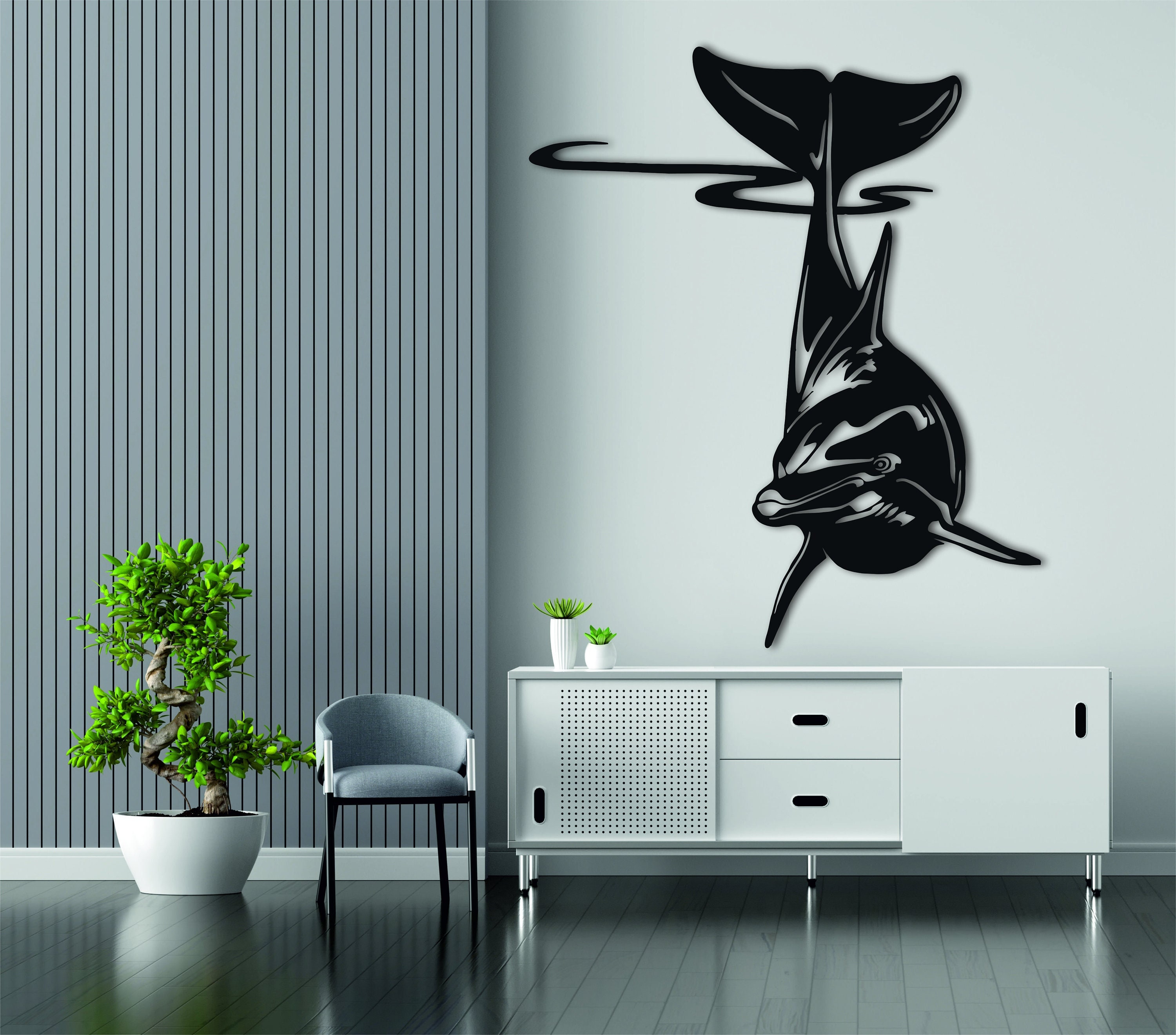 Metal Dolphin Wall Art Sea Creatures Dolphin Wall Art Metal Etsy