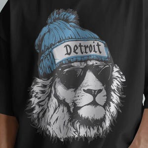 Lion Football PNG – Inspired by Detroit Sports Culture – Football Lover Sublimation Design – Transparent Background Digital File