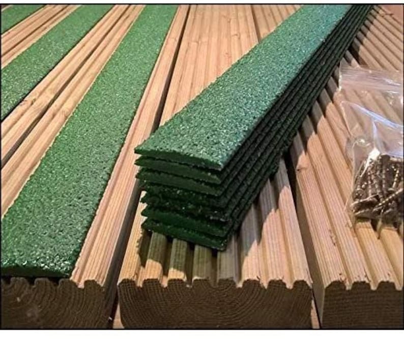 Non Slip Strips for Ramps, Stairs, Garden Decking and Slippery Jetty