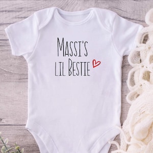 Personalized Auntie, Ammayi, Chachi, Massi little bestie - Bollywood, baby shower, gifts, Indian, Pakistani, Punjabi, Gujarati, Bodysuit