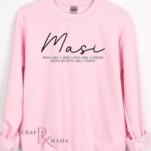 Custom Masi Sweatshirt, Masi Definition, Best Aunt, Bua, Mother&#39;s Day Sweatshirt, Birthday, Gift, Massi, Mausi