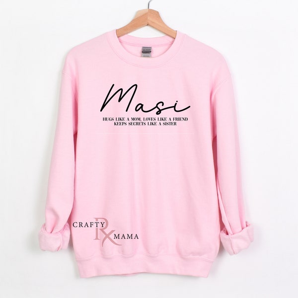 Custom Masi Sweatshirt, Masi Definition, Best Aunt, Bua, Mother's Day Sweatshirt, Birthday, Gift, Massi, Mausi