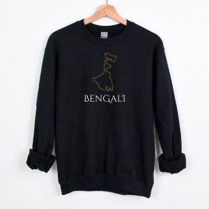 West Bengal, Bengali Crewneck,  Indian Pride, Roots, Desi, South Asian Clothing