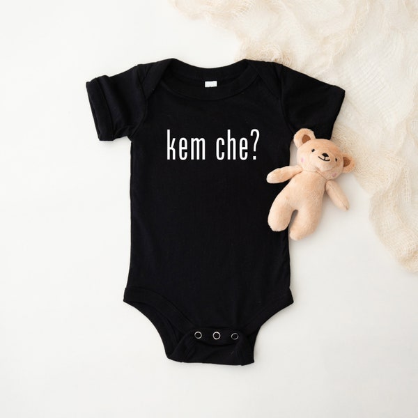 Kem Che Onesie- Bollywood, baby shower, gifts, Indian, Desi, South Asian, Gujarati, Gujarat