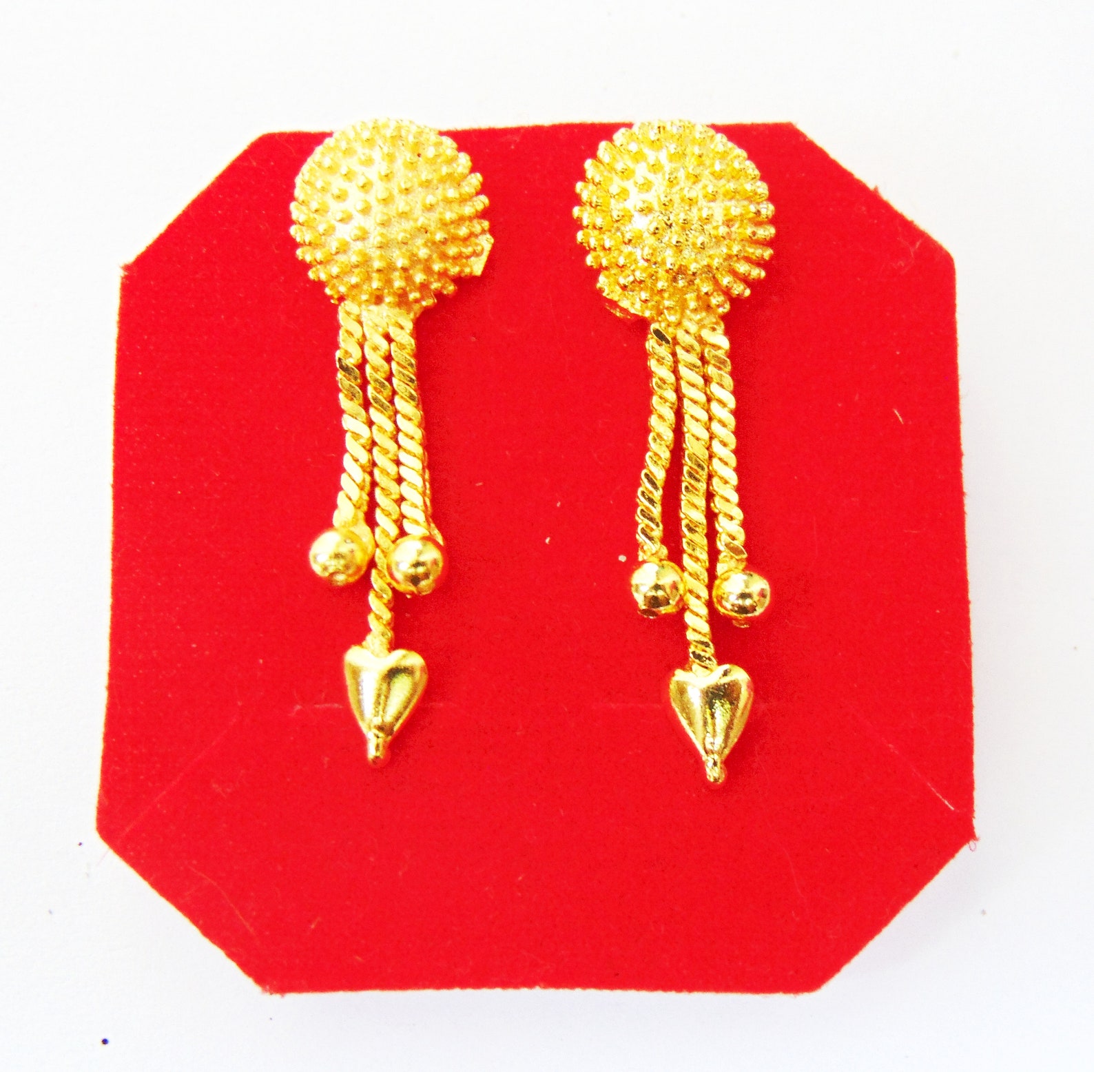 Chargances Indian Jhumka Necklace Set - Bollywood Bridal Bell Beaded Choker For Women - View #2