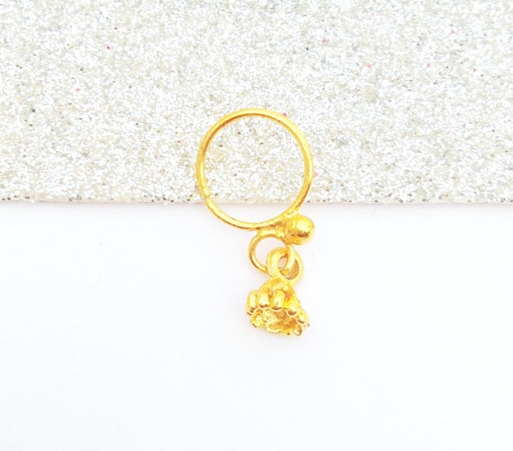 1mm CZ Diamond Baby Elephant Shaped Gold Plated Nose Ring Sterling Silver  Tiny Nose Stud, Sterling Silver Cubic Zirconia, cubic zirconia : Amazon.ca:  Clothing, Shoes & Accessories