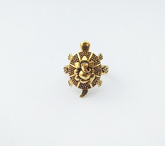 South Indian Ethnic Antique Gold Wedding Finger Ring Women Fashion Jewelry  | eBay