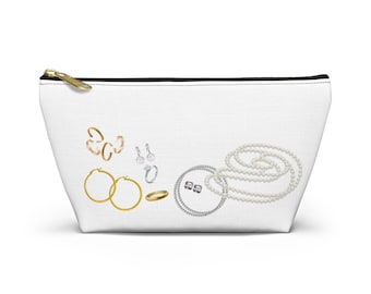 Estuche para joyas, neceser, neceser de viaje para maquillaje, estuche para brochas de maquillaje, organizador de artículos de aseo personal, neceser para accesorios.