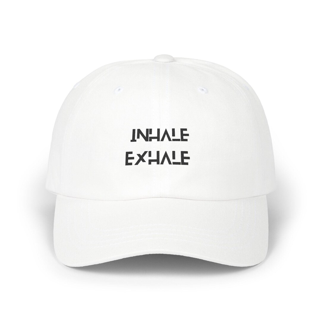 Cap Inhale Inhale Exhale Hat, Inhale Exhale Cap, Mental Health, Yoga, Gift for Her ...