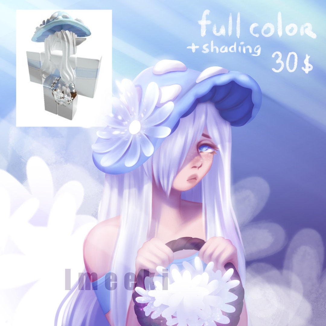 Custom Digital OC Roblox Avatar Commission Art Full Body Head 