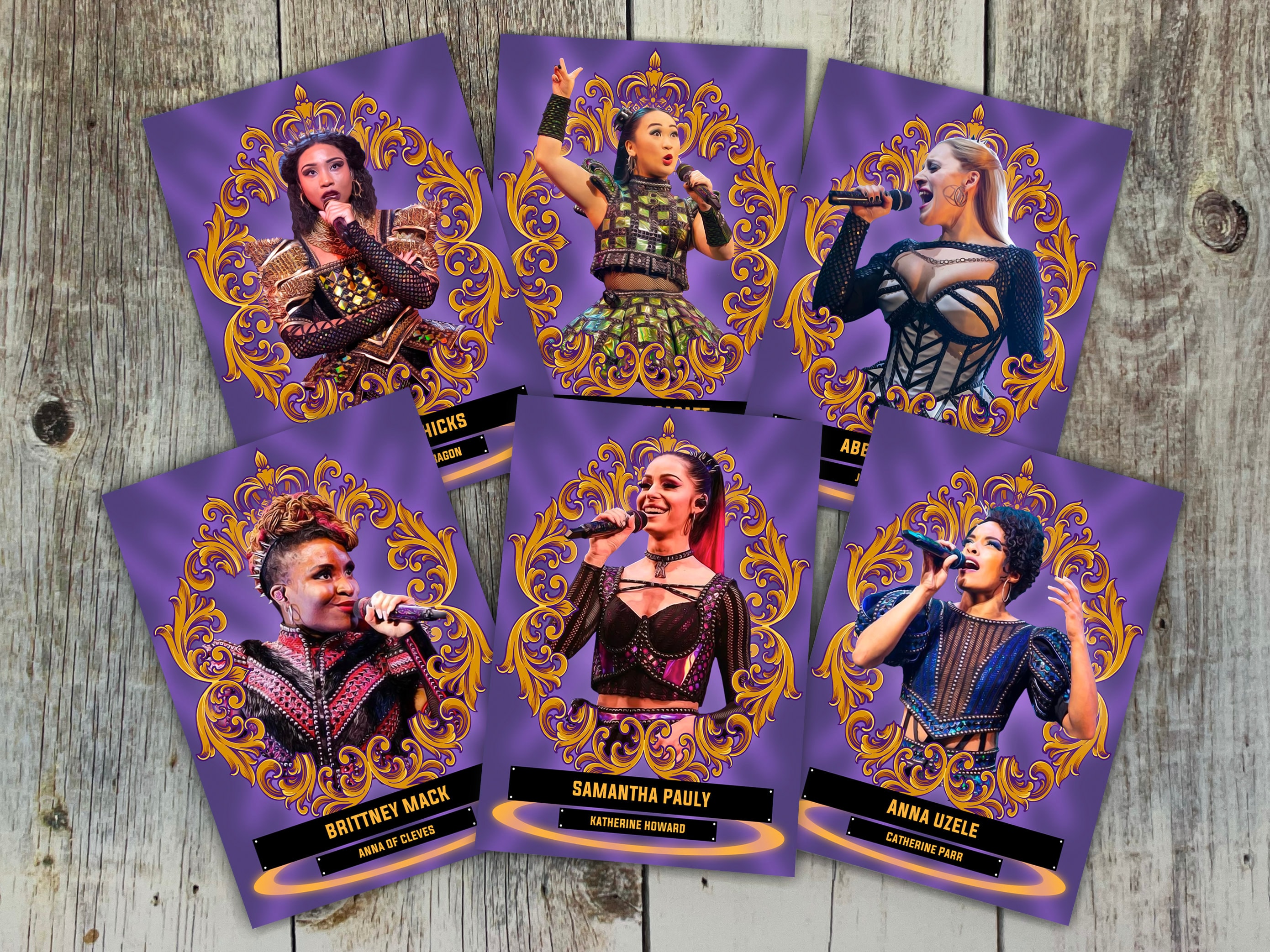 アート・デザイン・音楽 THE FINE ART OF BALLAD PLAYING Vol. 6 Six the Musical Trading Cards: Broadway Starter Pack - Etsy
