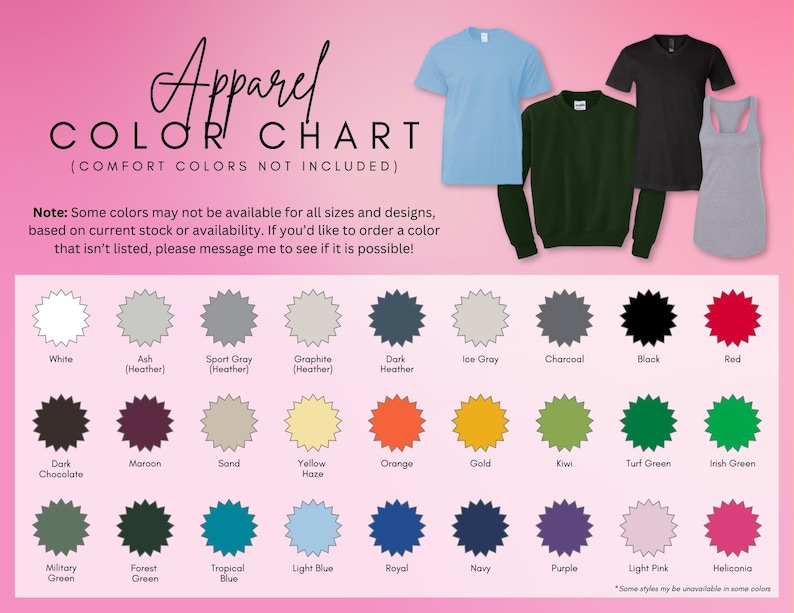 Royal Apparel Color Guide.pdf Sarah Paulson Eras Tour T-shirt: Pop Culture Gift - Etsy