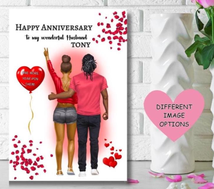 Biglietto Anniversario Divertente Con Dinosauro – 'Walk In The Park' Per Marito, Moglie O Coppia, Old English Company