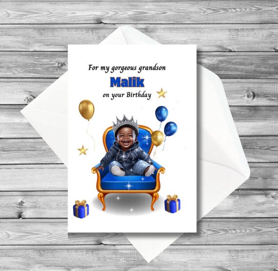 Age 2 Birthday Card For Grandson From Hallmark - 3D Die