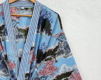 Nuovo kimono di tendenza in cotone Boho, alla moda, da designer, da vacanza, da resort, in cotone, con copri bikini.