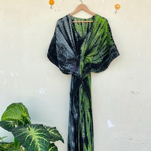 Holiday kaftan resort wear dinner wear Silk summer dress beach dressing gown, Kaftan Dress Perfect for Festivals Hippie Vibes Boho Fashion