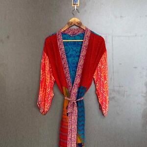 Women&#39;s Silk Kimono Robe, Dressing gown, Silk Kimono Bath Robe, silk kimono, Bridesmaid robes, Boho kimono, Bridal Robe, Bikini Warp up
