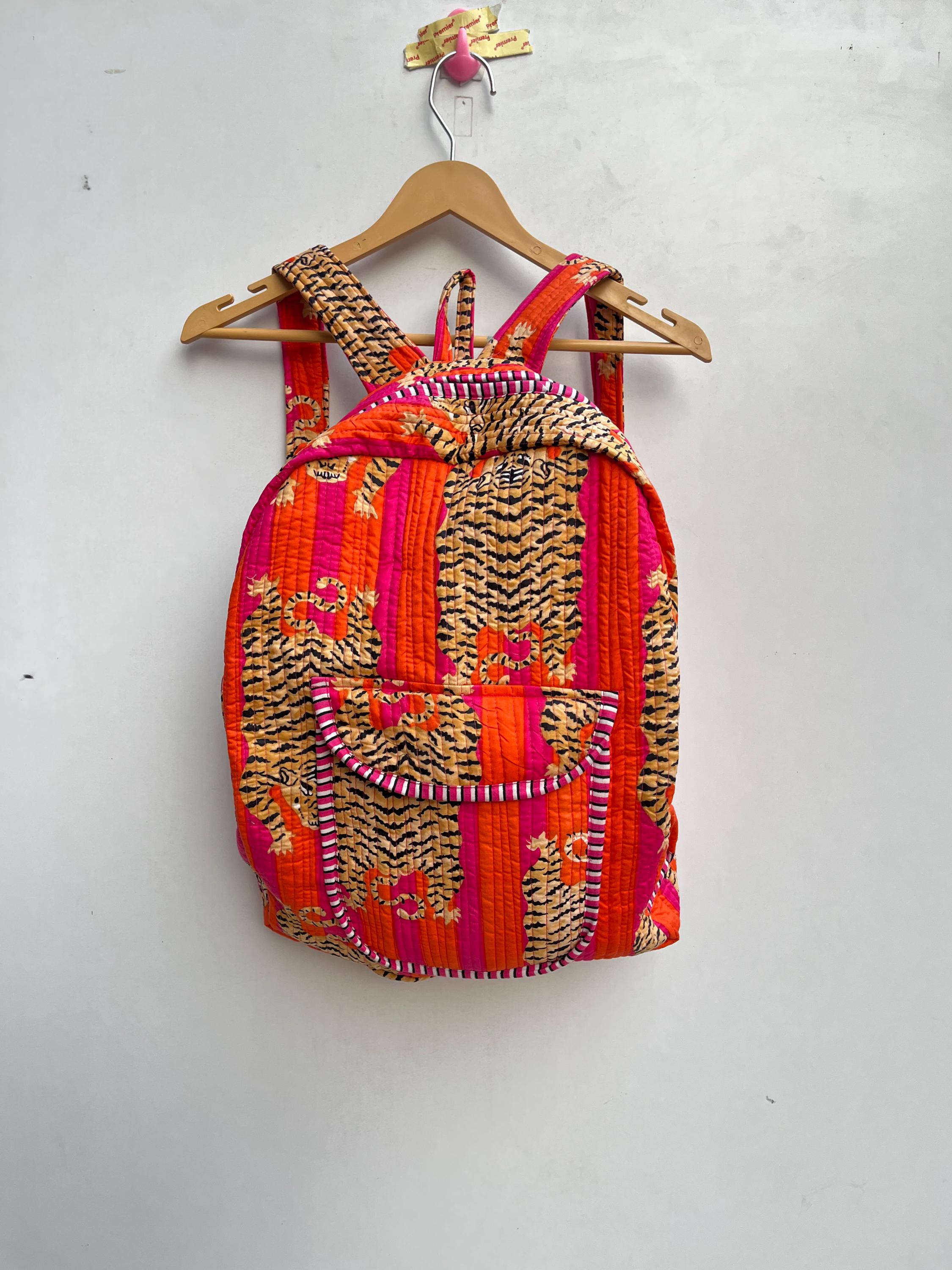 Tiger Preppy Backpack - Etsy display picture 1