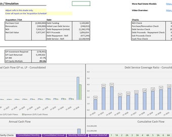STR Real Estate Model in MS Excel