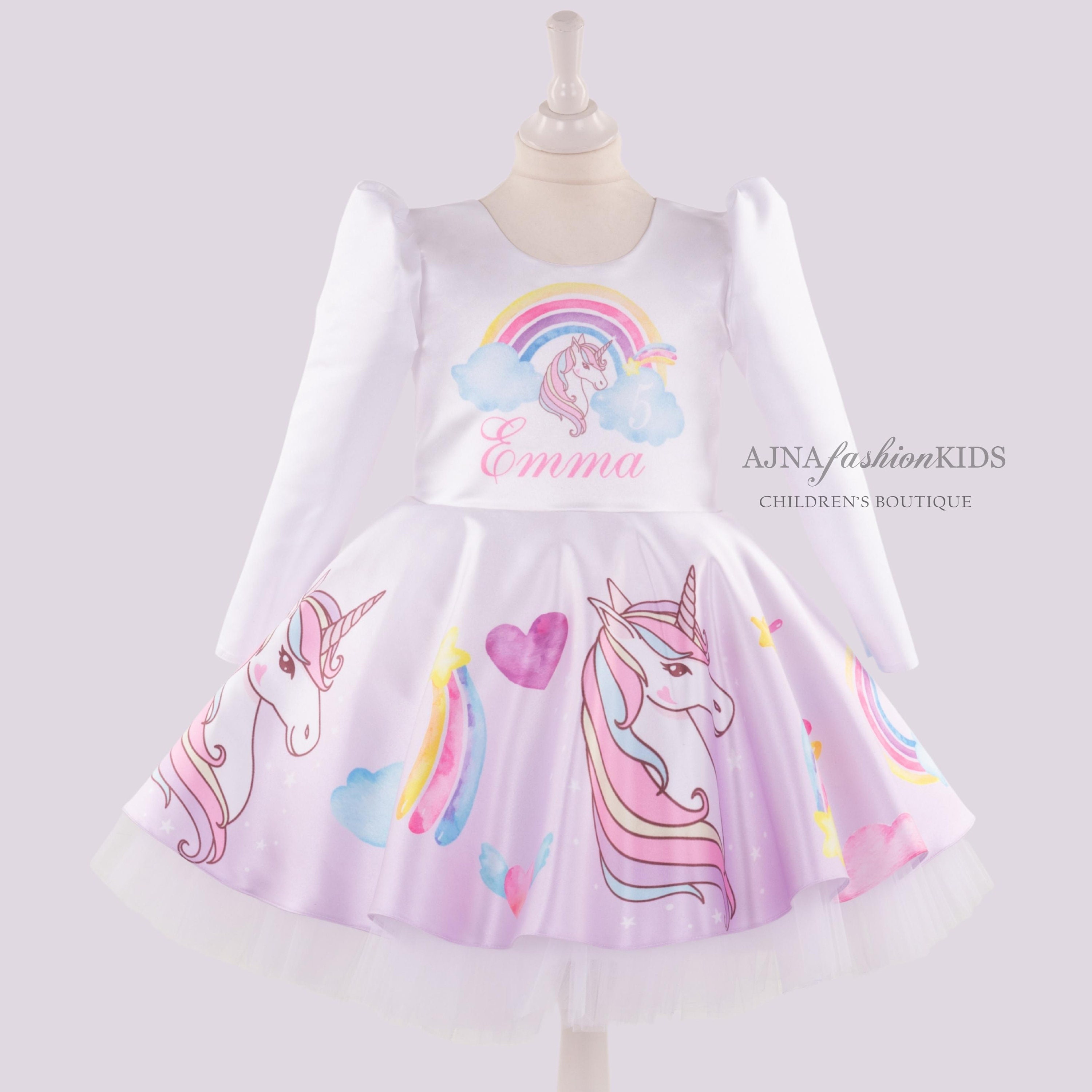 Vestido de unicornio - Etsy México Vestido de unicornio - Etsy México