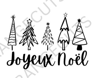 Joyeux Noel SVG, Joyeux Noel PNG, Joyeux Noel decal, cute christmas svg, french christmas, merry christmas svg, merry christmas png