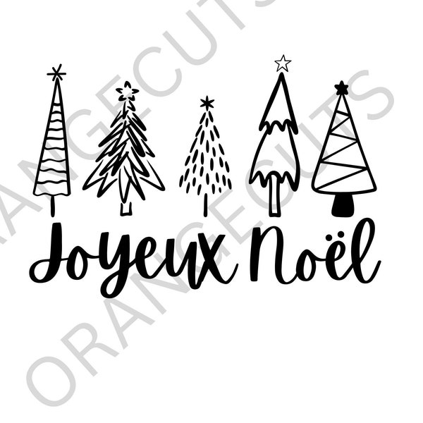 Joyeux Noel SVG, Joyeux Noel PNG, Joyeux Noel decal, cute christmas svg, french christmas, merry christmas svg, merry christmas png