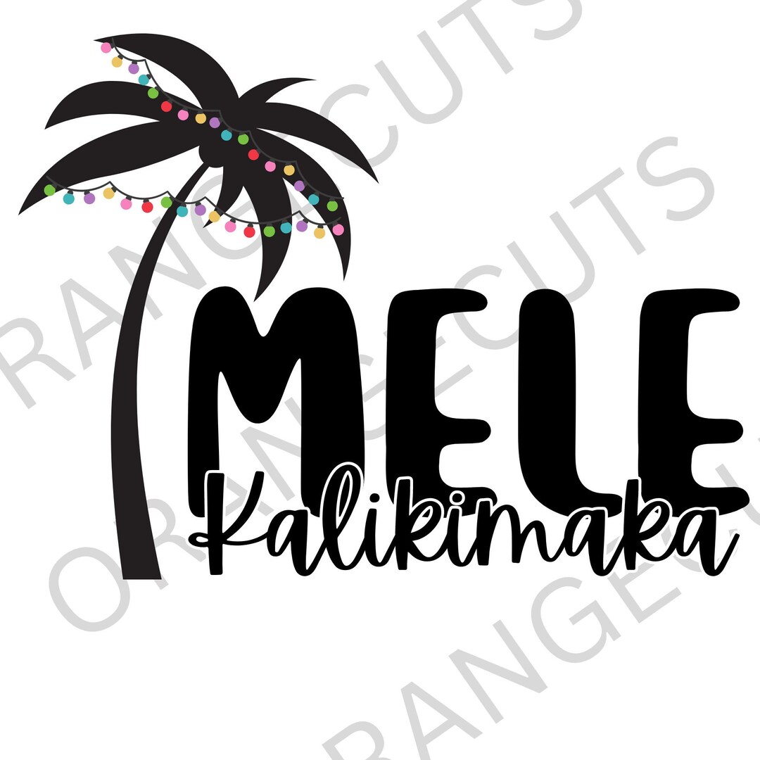 Mele Kalikimaka SVG Mele Kalikimaka PNG Mele Kalikimaka Etsy