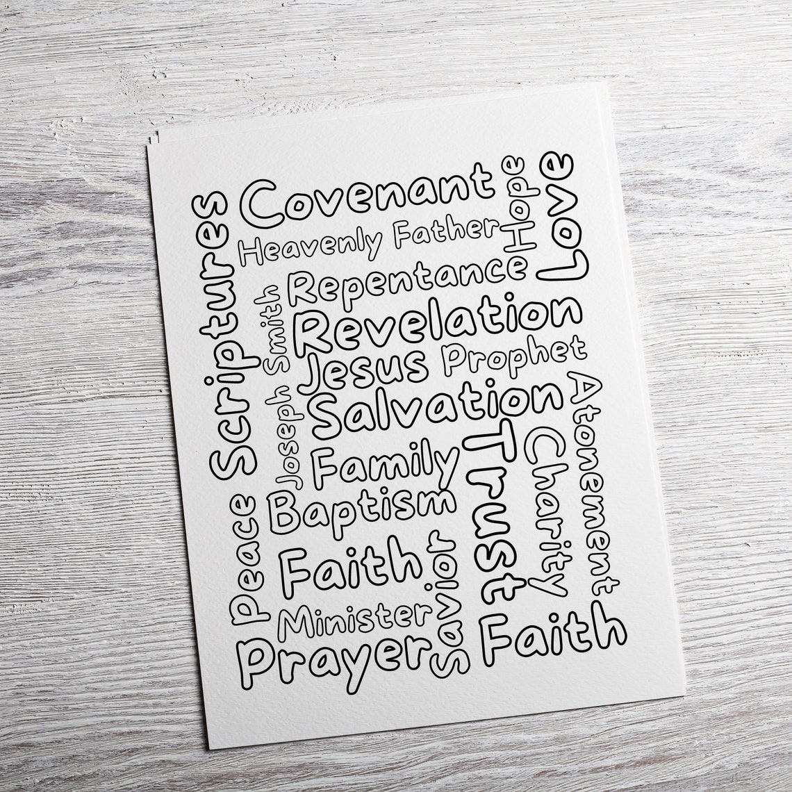 General Conference Handout, General Conference Printable, General ...