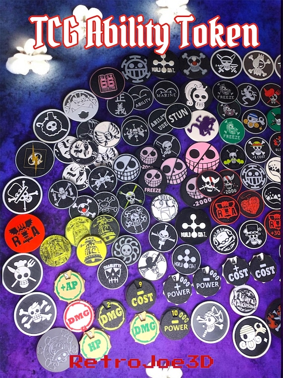 TCG MINI Token for Tin Insert- 3D Printed- Fully Customizable
