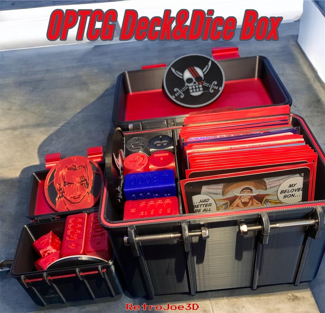 OPTCG Deck&dice Box - One Piece- 3D Printed- Customized - Etsy